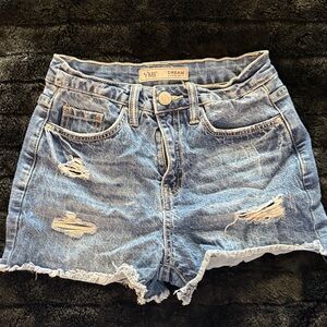 YMI Distressed Blue Jean Shorts